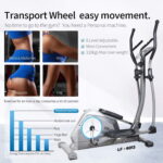 LF 601E Elliptical Cross Trainer Machine transport wheel