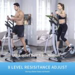 LF 601E Elliptical Cross Trainer Machine 8 Level Resistance Adjust