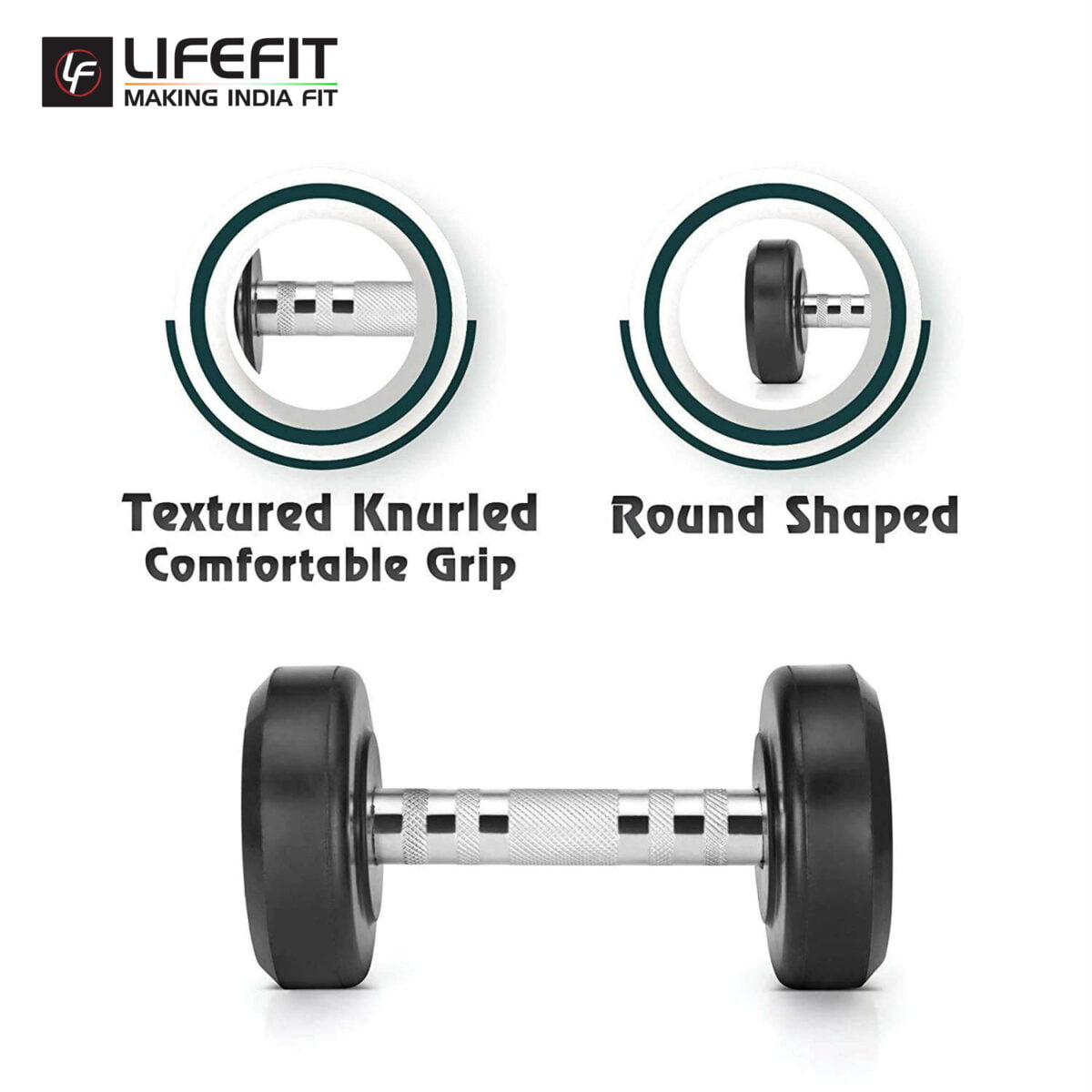 Life Fit Bouncer Dumbbell 2.5Kg Durable