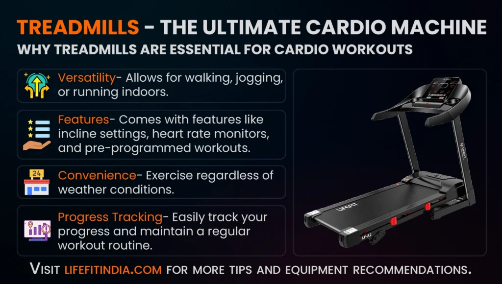 Discover the benefits of treadmills and enhance your cardio workouts, best cardio gym equipment.