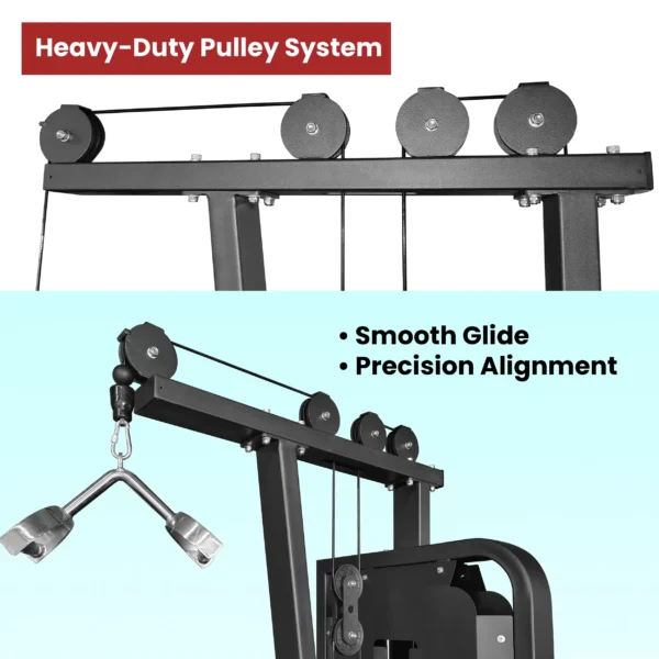 Heavy-Duty Smooth Pulley System - LIFE FIT Impact Series