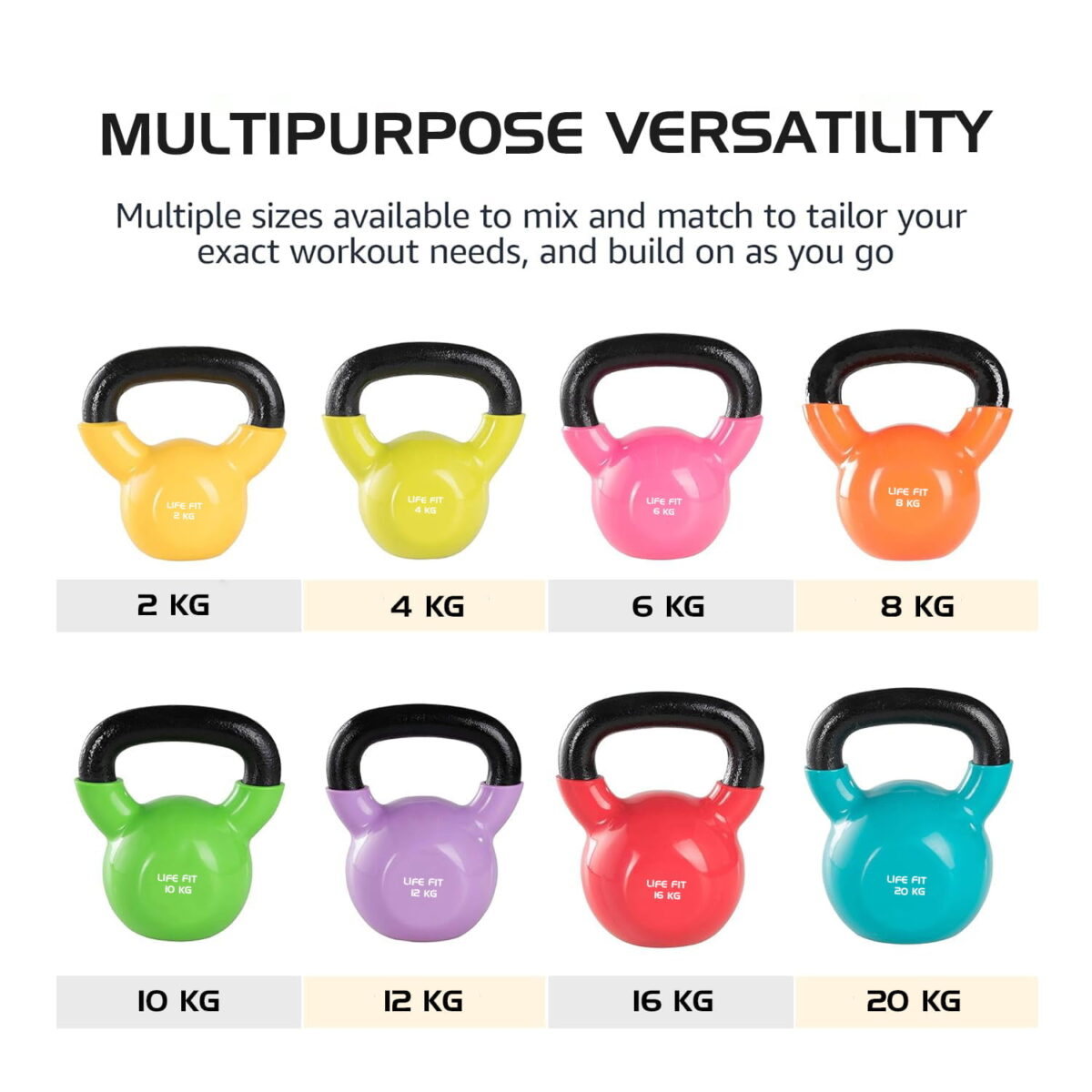 These all-in-one kettlebells are ideal for anyone looking to improve their fitness and build muscle in a convenient and effective way.