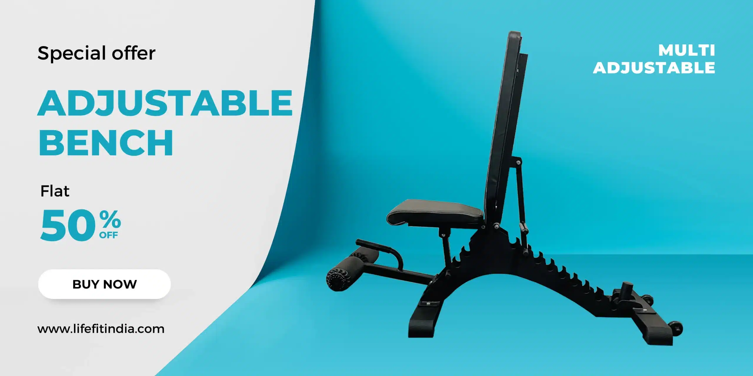 Transform your home gym experience with our Multi-Adjustable Gym Bench, the ultimate solution for your bench press and strength training needs.