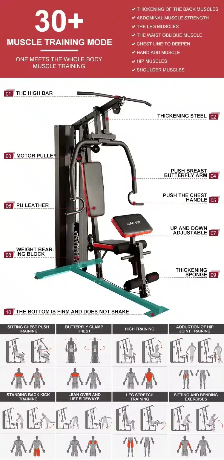 Life Fit Multi Home Gym Machine