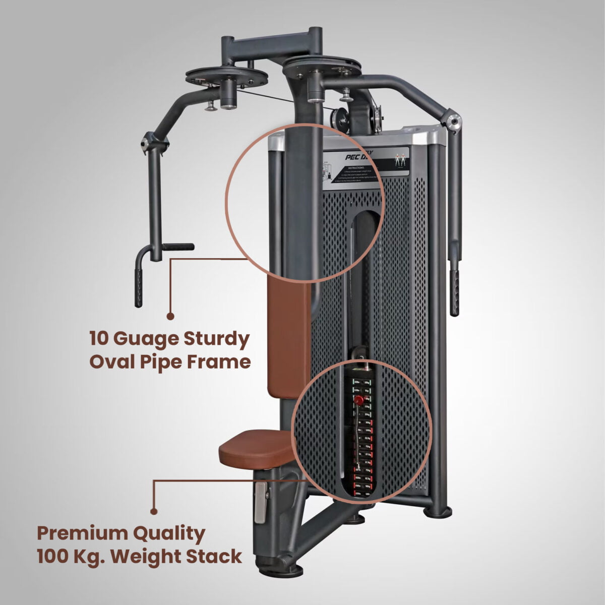 LIFE FIT Pro Pec Deck Fly | Chest Fly | Butterfly Machine