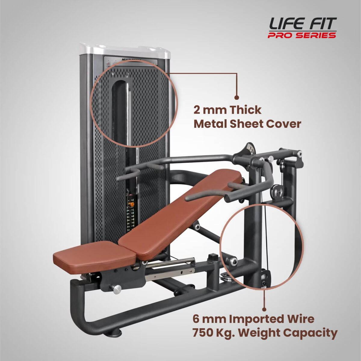 LIFE FIT Pro Multi Press Chest and Shoulder Press Machine