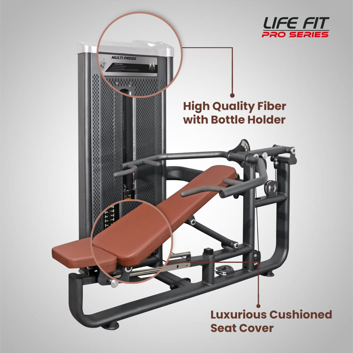 LIFE FIT Pro Multi Press Chest and Shoulder Press Machine