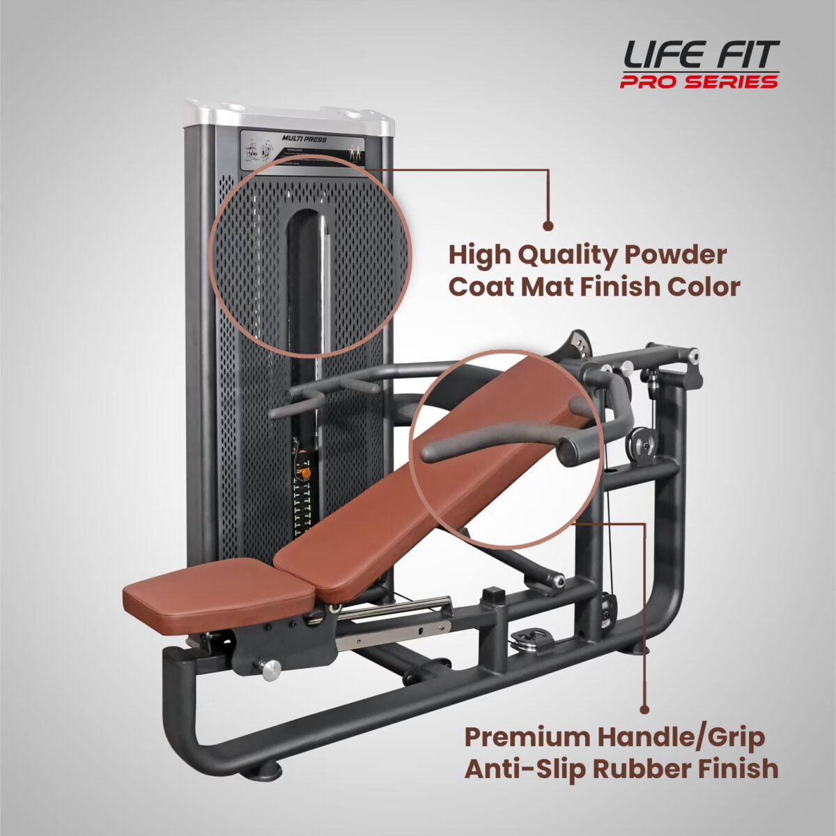 LIFE FIT Pro Multi Press Chest and Shoulder Press Machine