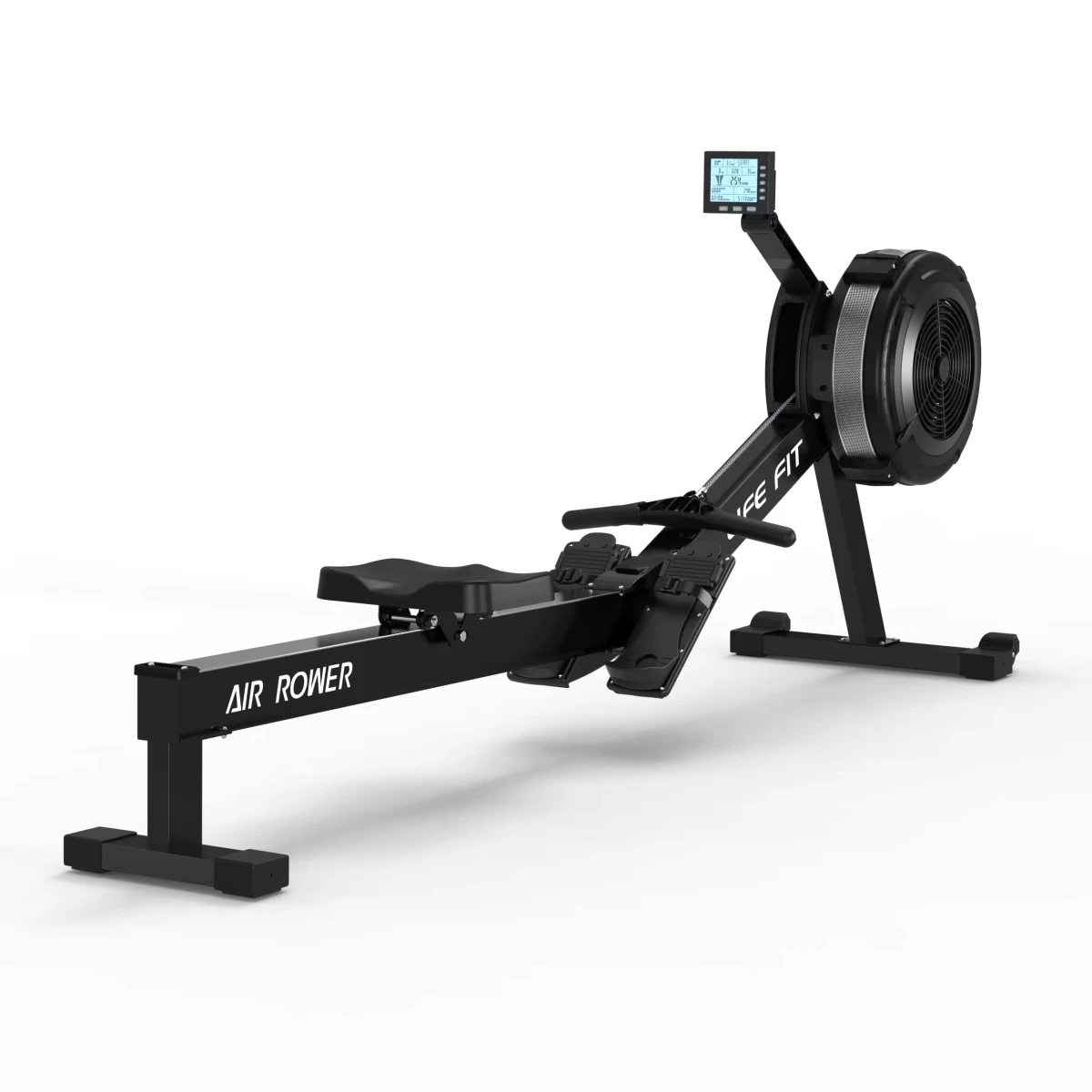 Air Rower Machine | 10-Level Resistance, LCD Monitor
