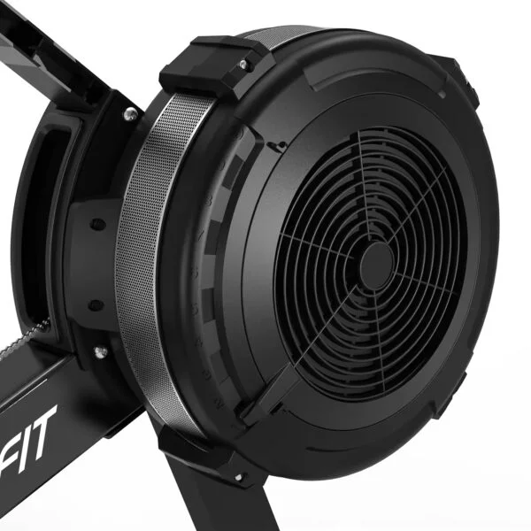 Close-up of Air Rower LF-AR 3 damper for adjustable airflow control.