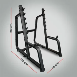 LIFE FIT LF-S7 squat rack dimensions.
