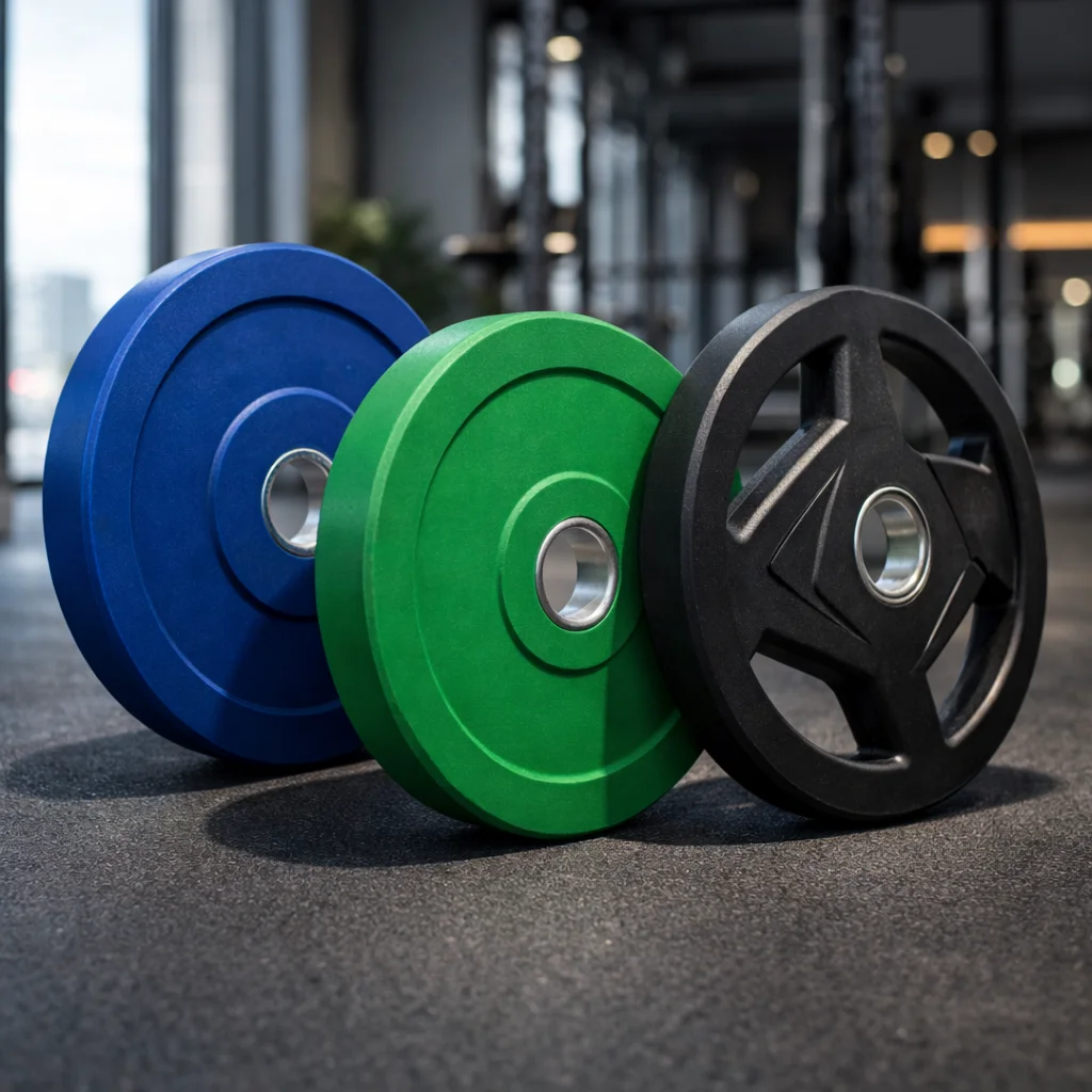 LIFE FIT weight plates for strength training & progressive resistance in commercial gyms.